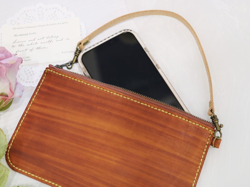 爱疯手拿包/皮革手拿包/皮革课程/一人成团/新手友善 - 皮件 - 真皮 