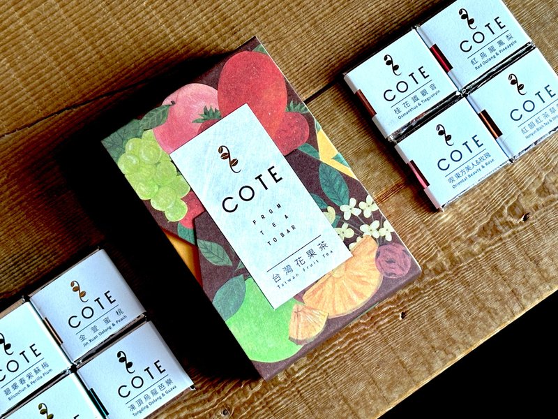 【COTE 花果茶 Bar】_吃台湾花果茶 (八片装) - 巧克力 - 新鲜食材 
