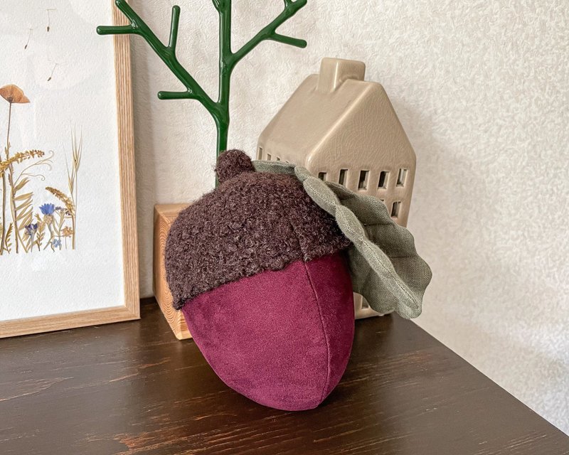 橡子苗圃，橡实毛绒玩具，橡子礼品，橡子圣诞装饰品 - 玩具/玩偶 - 其他材质 多色