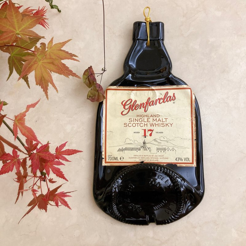 格兰花格17年旧版单一纯麦威士忌酒瓶吊饰 壁挂装饰 - 摆饰 - 玻璃 