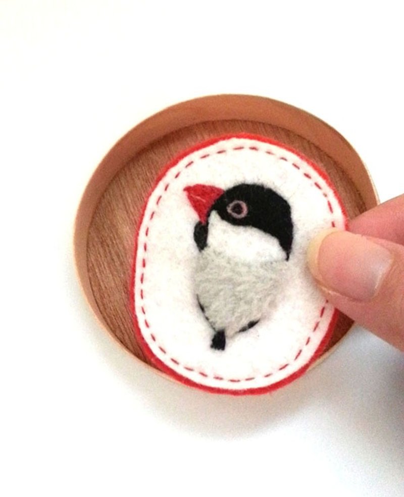 文鸟 别针 - 胸针 - 其他材质 