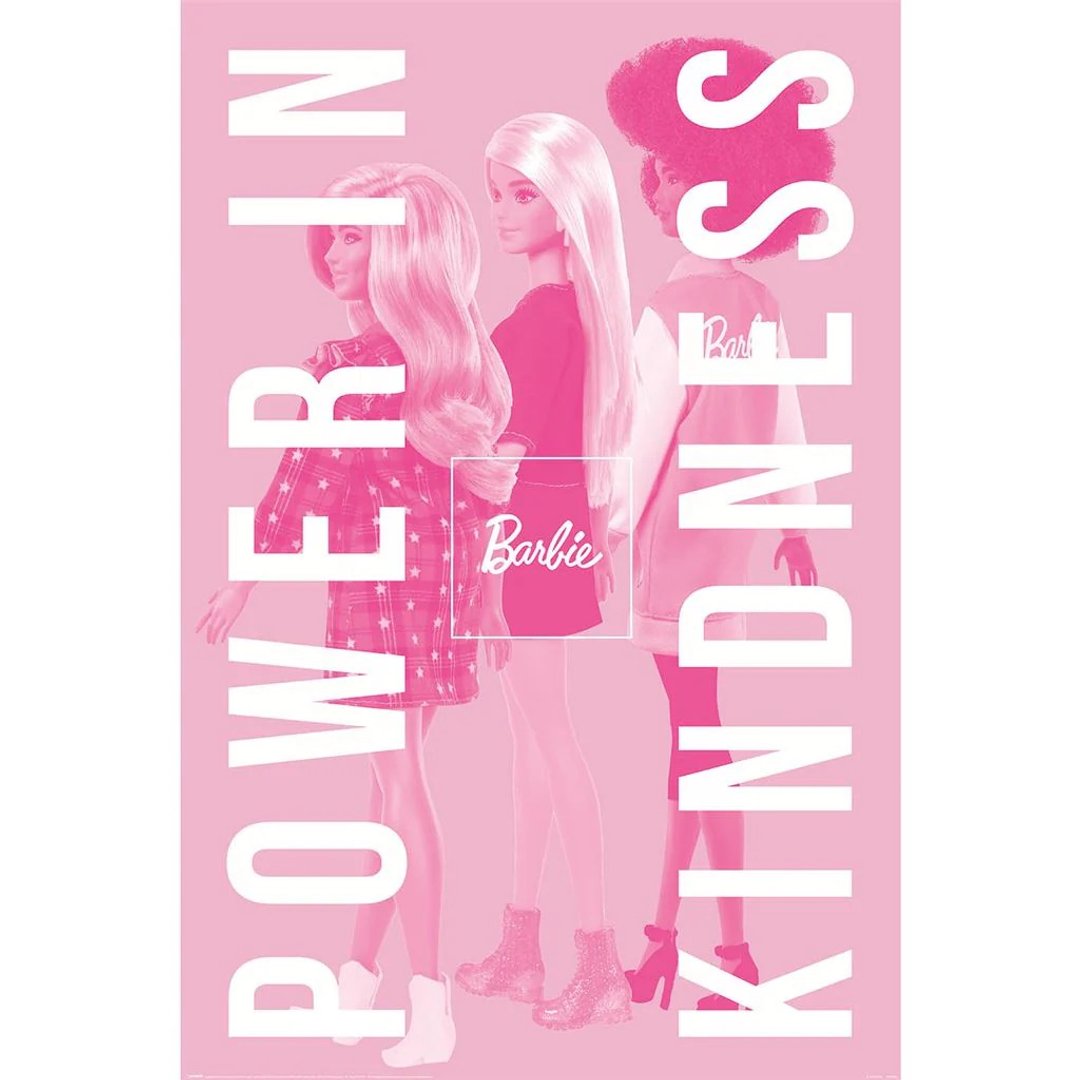 【芭比】良善的力量 (POWER IN KINDNESS) 进口海报 / BARBIE - 海报/装饰画/版画 - 纸 粉红色