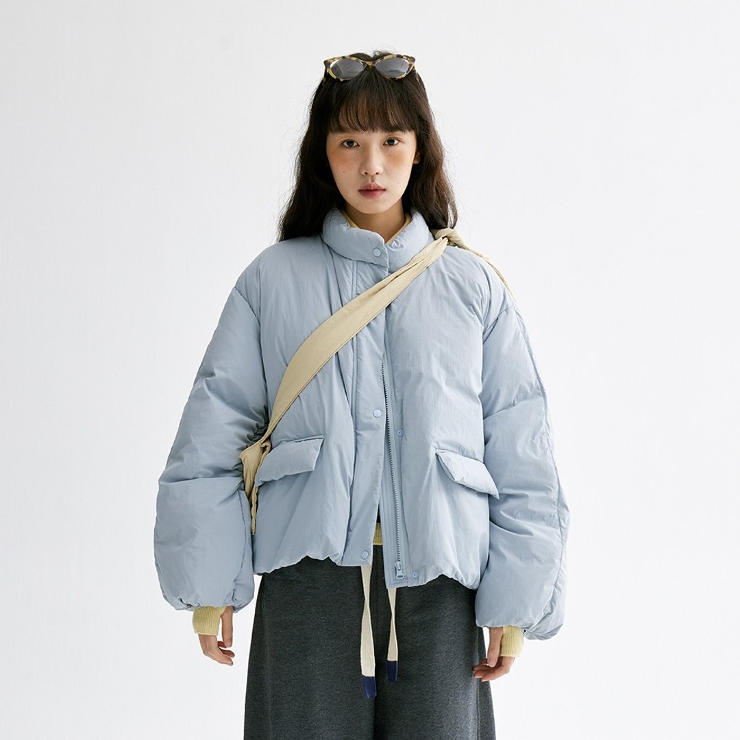 泡芙羽绒服|外套|两色|秋冬款|Sora-1679 - 女装休闲/机能外套 - 尼龙 多色