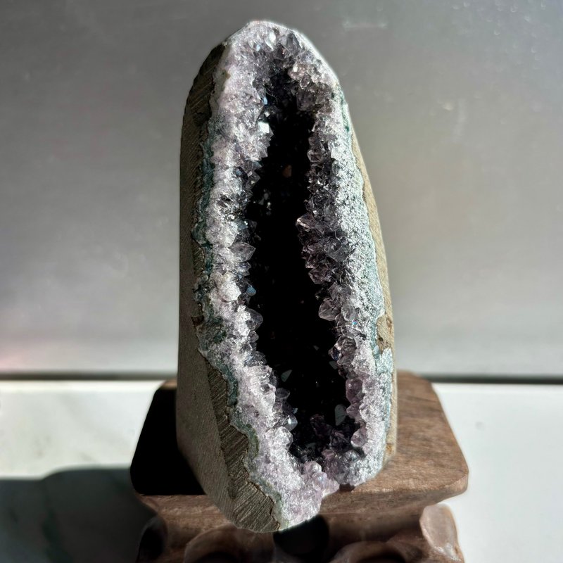 *桌面上的招财洞*天然巴西紫水晶矿石Natural Amethyst - 摆饰 - 水晶 紫色