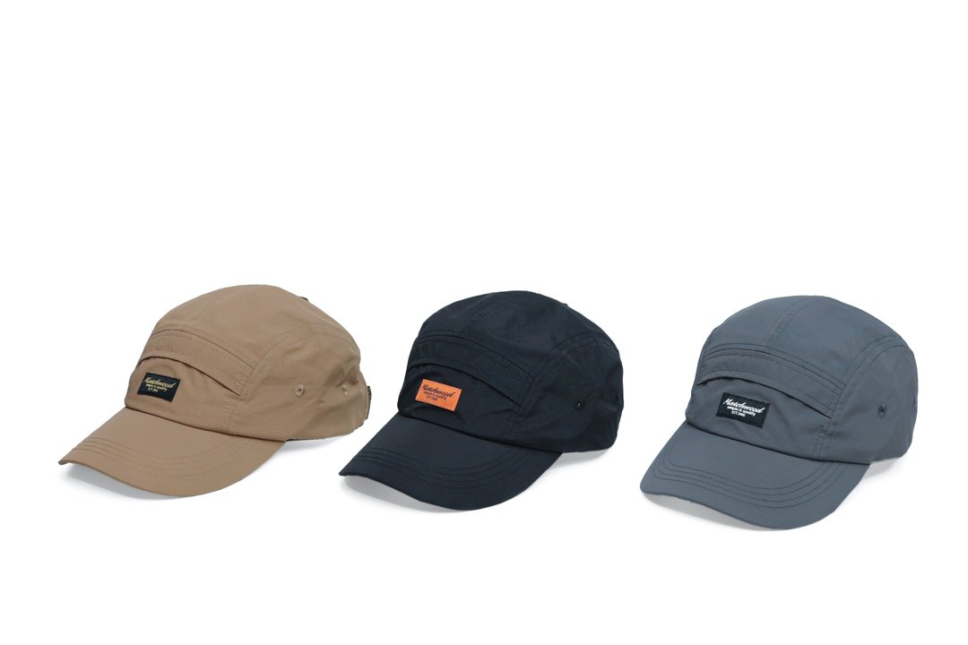 Matchwood Script Label Camp Cap 防水 速干 透气 五分割帽 老帽 - 帽子 - 防水材质 卡其色