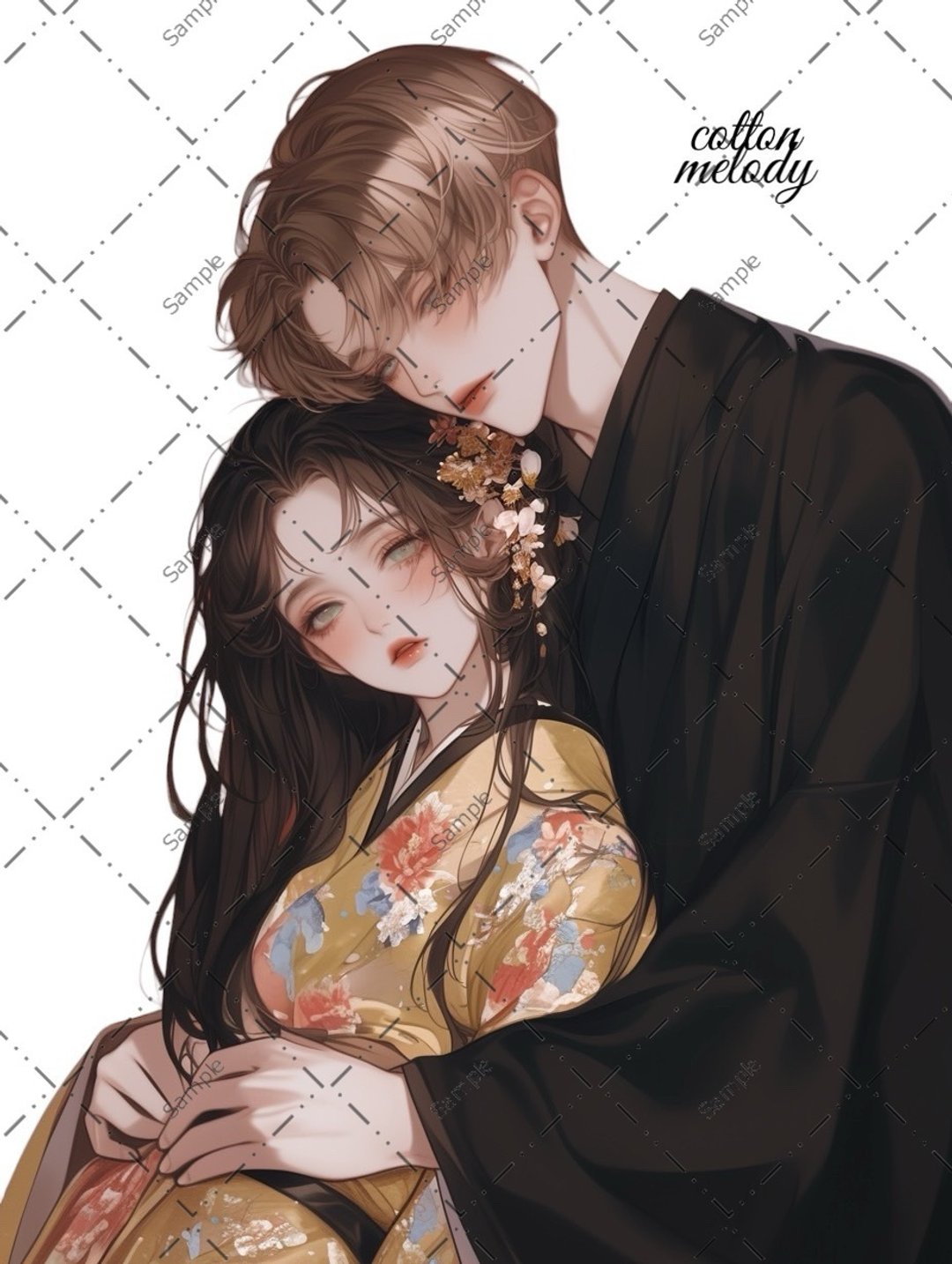 原创贴纸 no.1514 人物贴纸 原创贴纸 人像贴纸 女孩贴纸 原创人物贴纸 - 贴纸 - 纸 