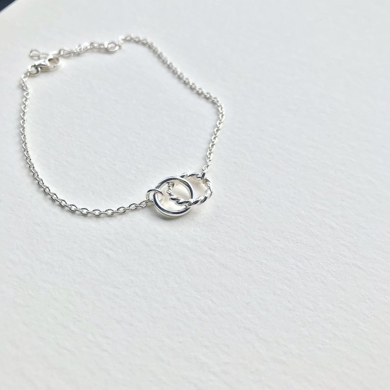 巴哈的小步舞曲/纯银手链/Màn 工 - 手链/手环 - 纯银 银色