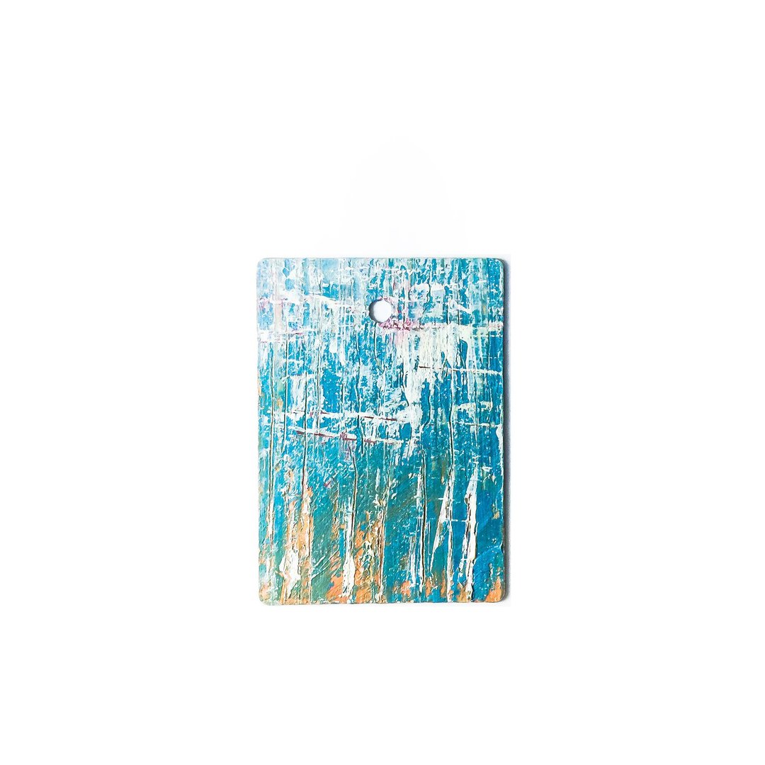 手绘抽象艺术环保木牌吊饰 Abstract Wood Art_Debut - 吊饰 - 环保材料 蓝色