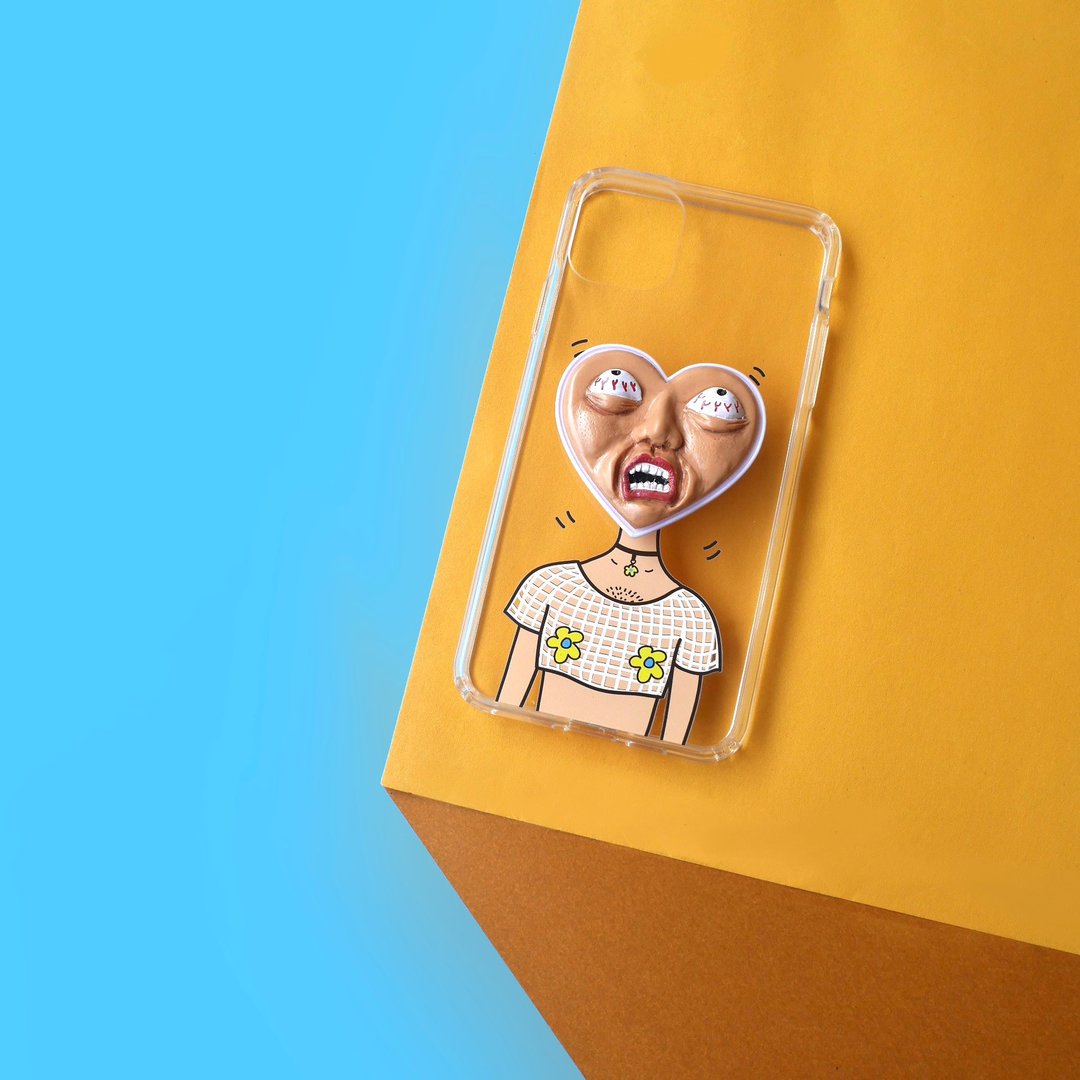 Crazy Luv phone case - 手机壳/手机套 - 塑料 多色
