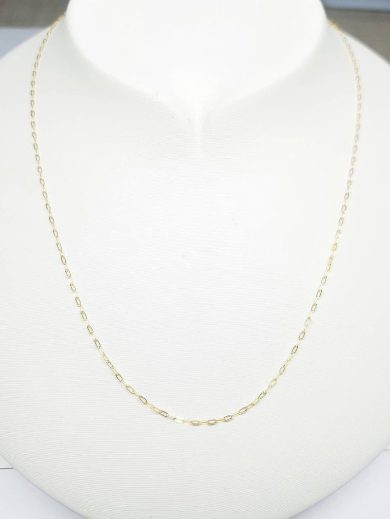 长十字链-9999黄金项链 - 项链 - 24k 金 金色