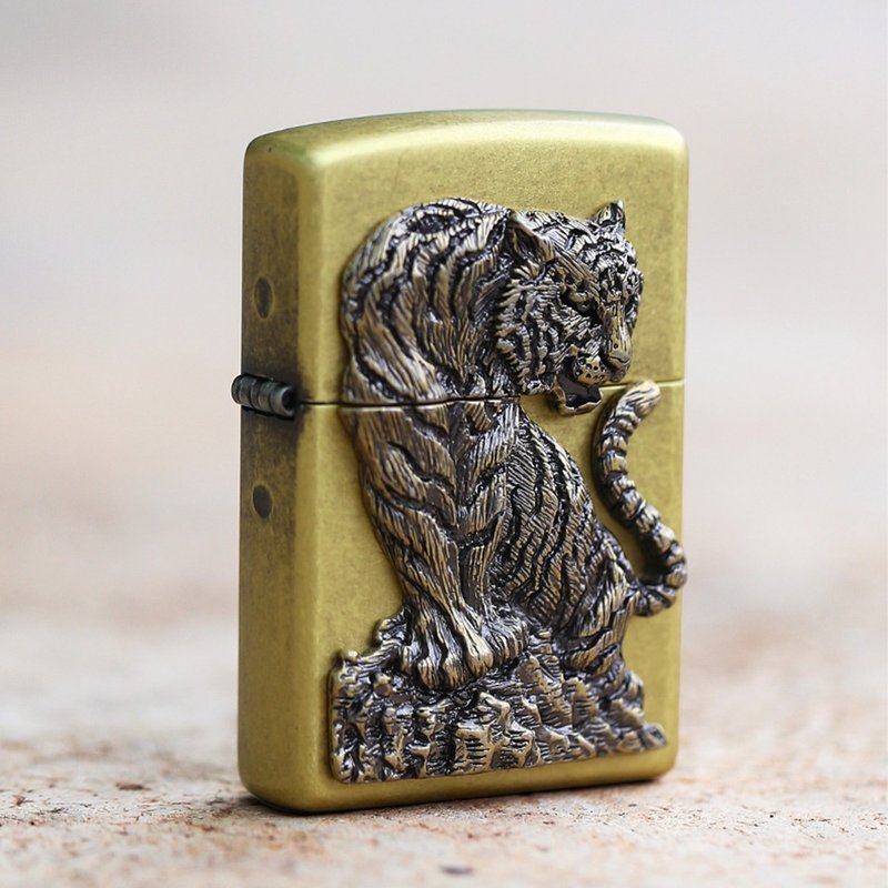 【ZIPPO官方旗舰店】狩猎者防风打火机 ZA-1-87A - 其他 - 铜/黄铜 金色