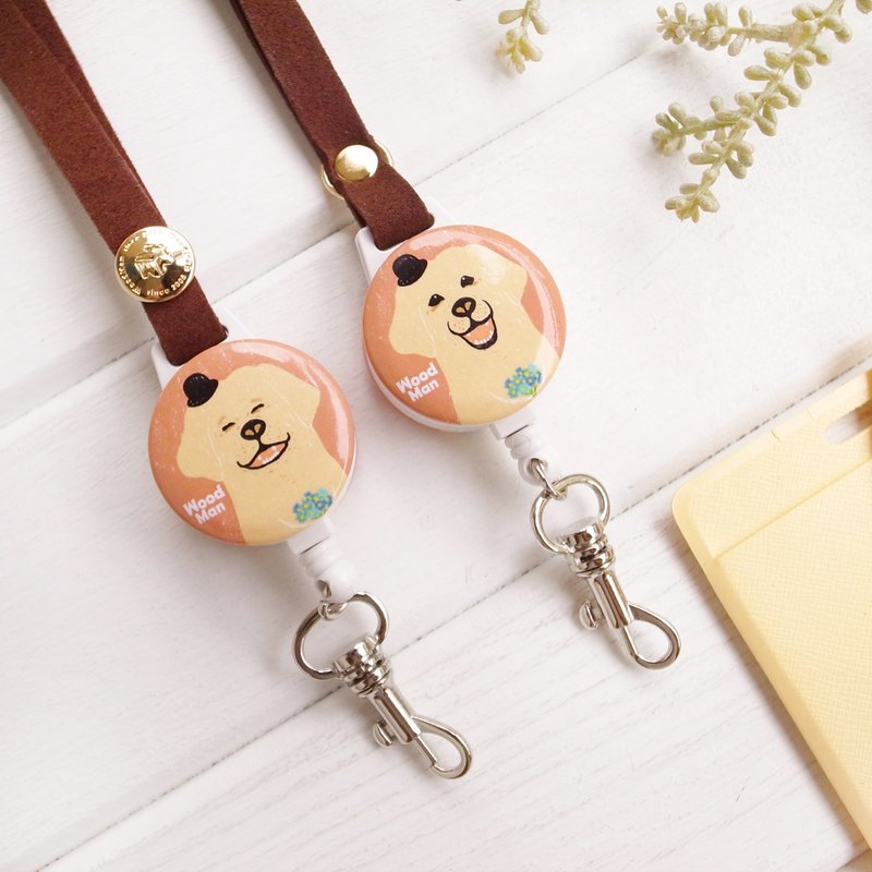 爱笑的黄金,伸缩票卡夹 - 证件套/卡套 - 塑料 粉红色