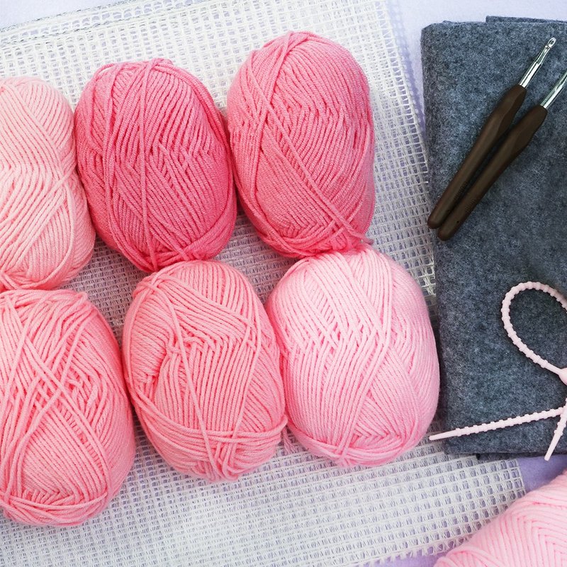 牛奶棉线  柔软的四股钩针线  50 克每团  有多种颜色可供选择 - 编织/刺绣/羊毛毡/裁缝 - 聚酯纤维 多色