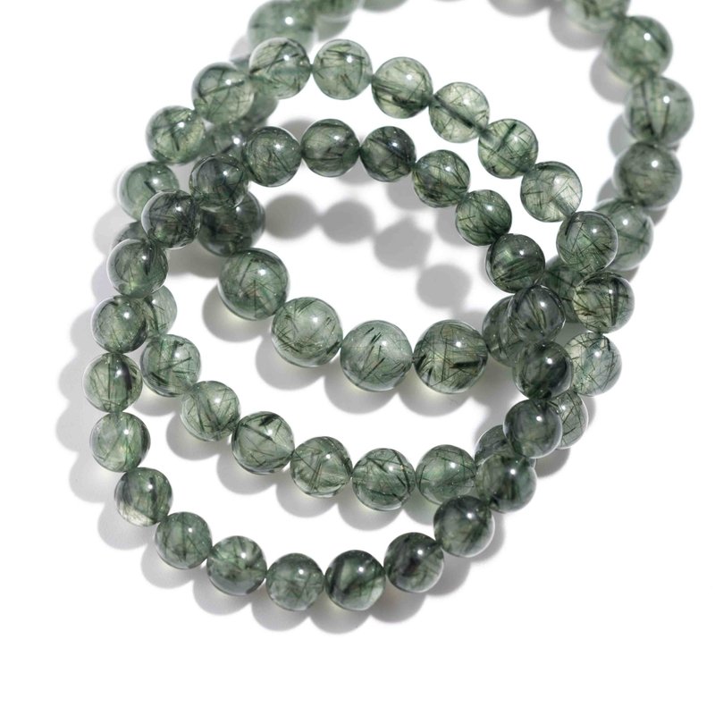 绿发晶入门级手链 | 事业招财运 | 天然水晶手链礼物 - 手链/手环 - 水晶 绿色