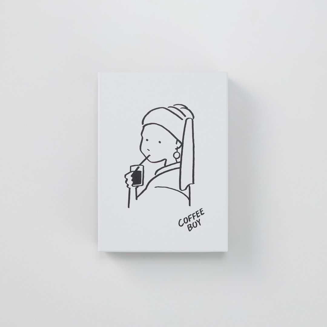 COFFEE BOY 贴箱 珍珠女孩 - 其他 - 纸 白色