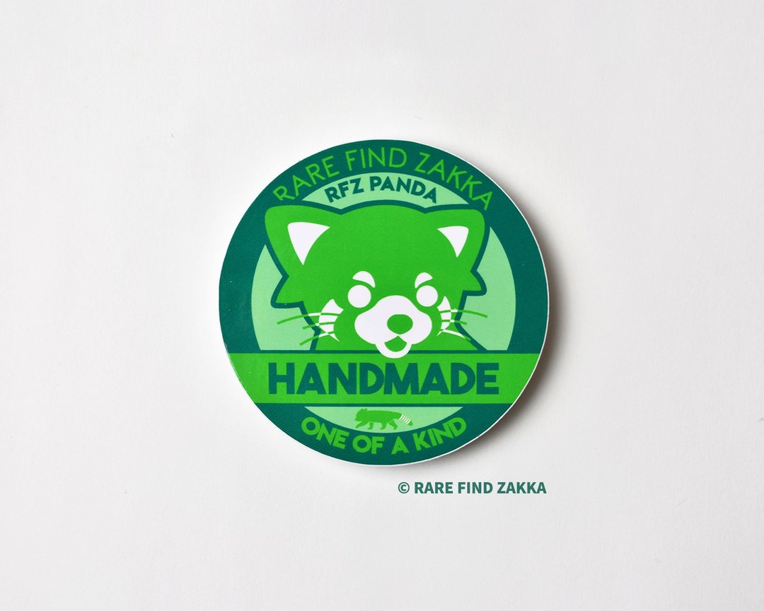 RFZ ORIGINALS 造型贴纸系列 -HANDMADE-  防水 可重复黏贴 - 贴纸 - 防水材质 绿色