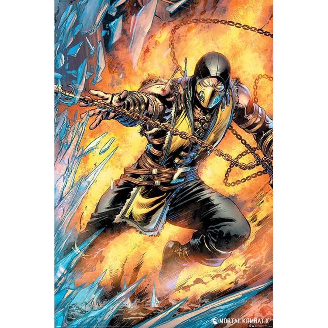 真人快打 Mortal Kombat (魔蝎)  魔宫帝国 - 英国进口海报 - 海报/装饰画/版画 - 其他材质 多色