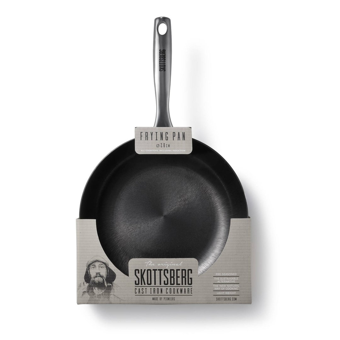 SKOTTSBERG - No1 铸铁平底锅 煎Pan 28cm - 锅具/烤盘 - 不锈钢 黑色