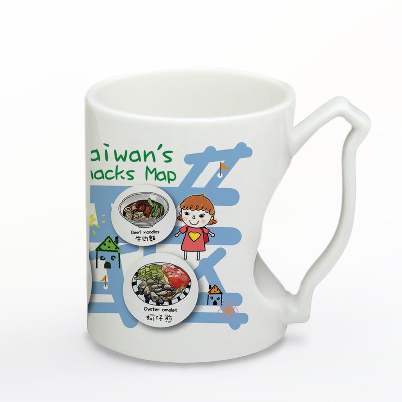 台湾杯-小吃 - 咖啡杯/马克杯 - 瓷 