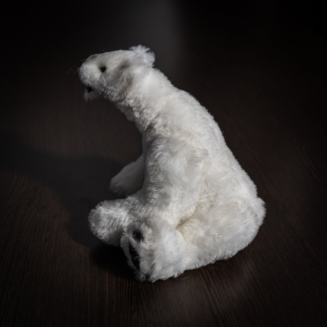 Realistic Mohair Polar Teddy Bear - 玩偶/公仔 - 其他材质 白色