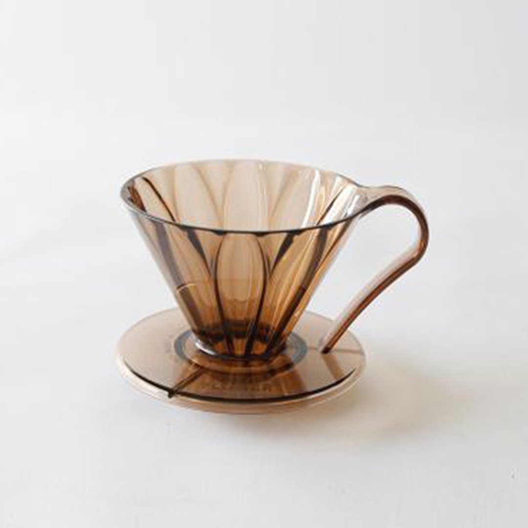 【新品】日本CAFEC Tritan 花瓣滤杯(清澈棕)-共两款 - 咖啡壶/周边 - 树脂 咖啡色