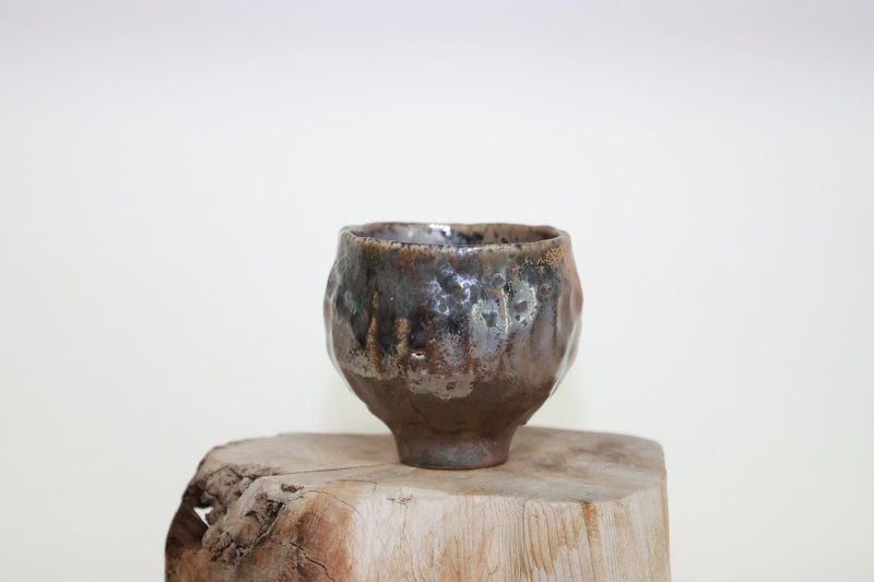 柴烧小茶碗/握杯/品茗杯/150ml/泷间拾光 - 茶具/茶杯 - 陶 