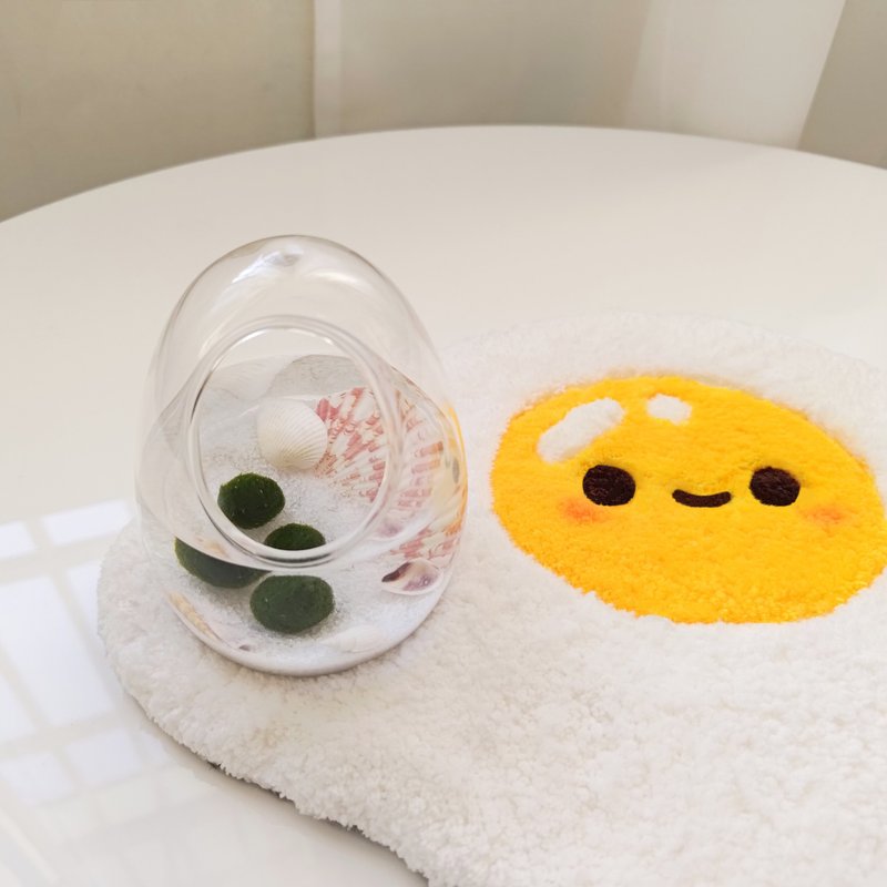 蛋蛋的幸福 - 藻球与毯毯的组合 - 植栽/盆栽 - 植物．花 白色