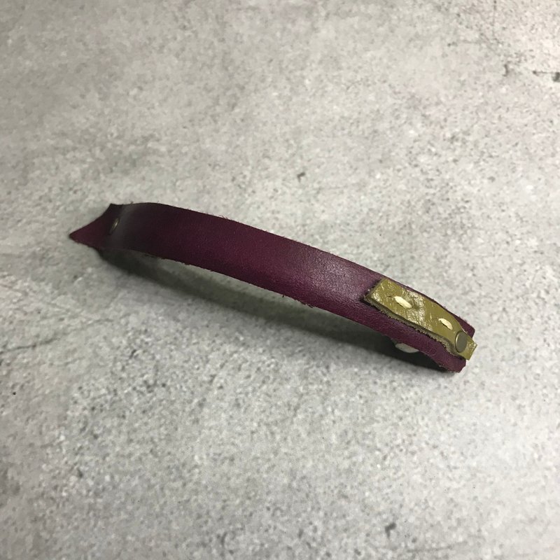 Sienna真皮发夹 - 发饰 - 真皮 紫色