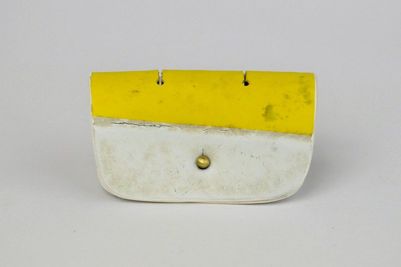 排球x集线器 / 宽版 / mikasa 黄蓝白款 编号002 - 卷线器/电线收纳 - 橡胶 黄色