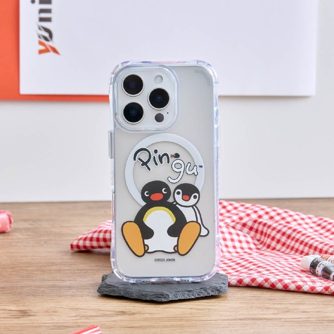 PINGU兄妹情谊抗黄防摔MagSafe iPhone手机壳 - 手机壳/手机套 - 塑料 多色