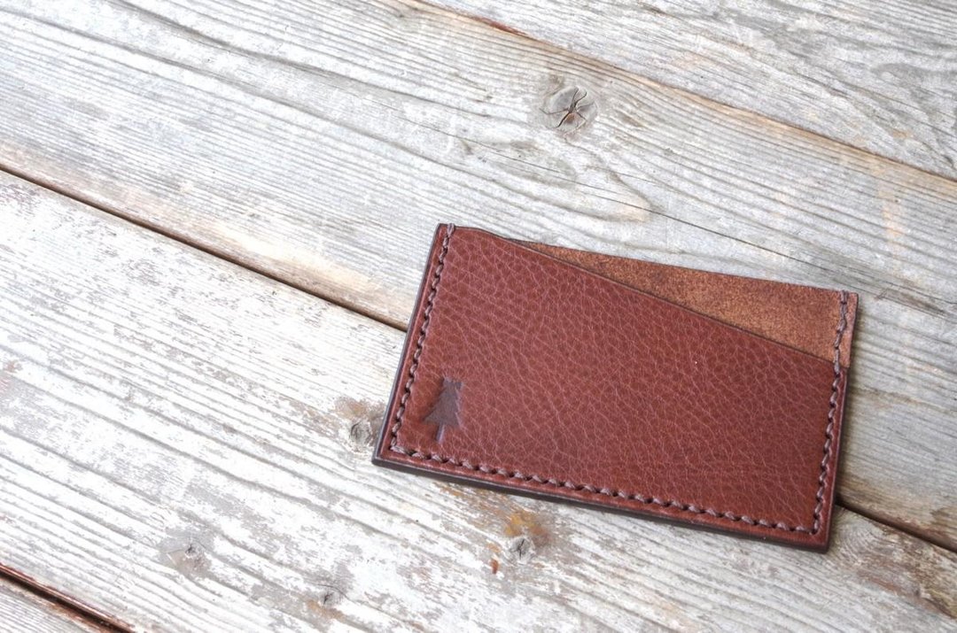 Italian leather pass case chocolate / Italian leather pass # choco - 证件套/卡套 - 真皮 咖啡色