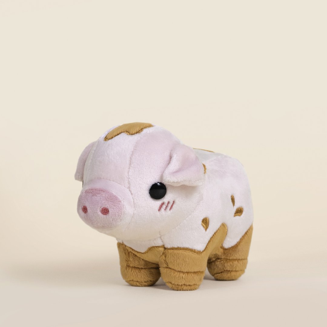 Bellzi | Mini Muddy Piggi 小泥巴猪仔玩偶 - 玩偶/公仔 - 其他人造纤维 粉红色