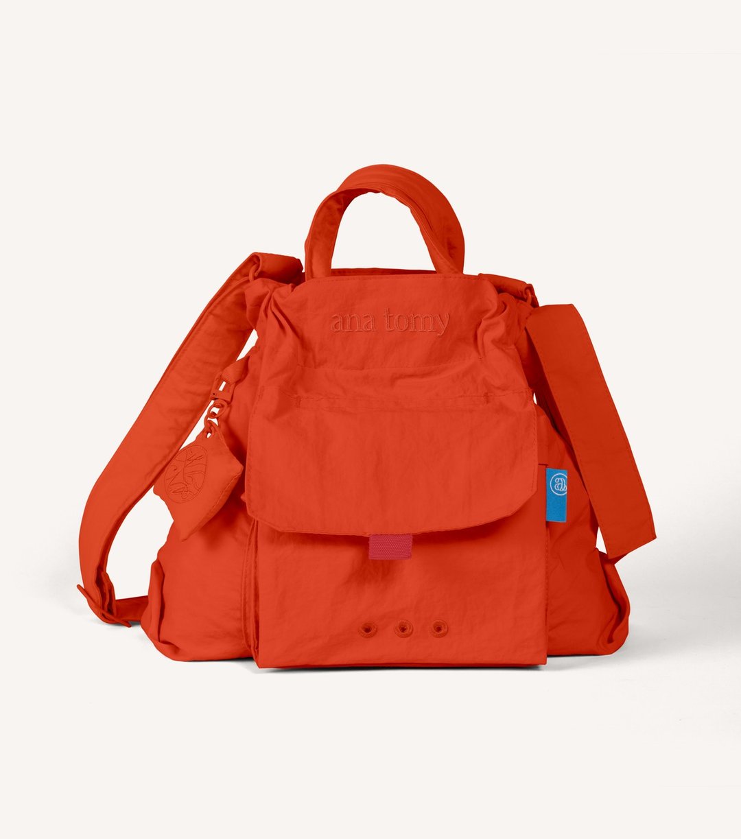No.8 City Bag Scarlet 橘红 - 侧背包/斜挎包 - 尼龙 