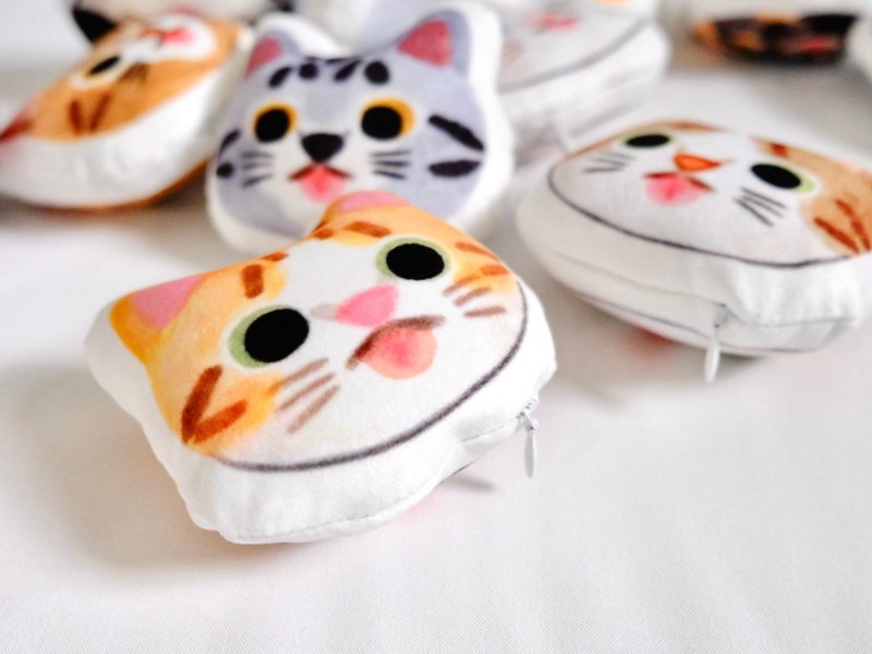 猫丸子 猫草包 猫草玩具 - 钥匙链/钥匙包 - 人造皮革 多色