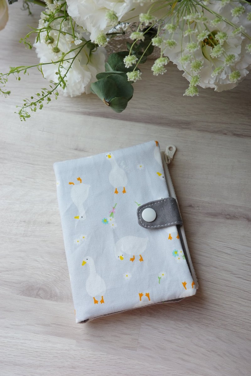 灰鹅 - 护照套 护照夹 | 海柏手作 - 护照夹/护照套 - 棉．麻 