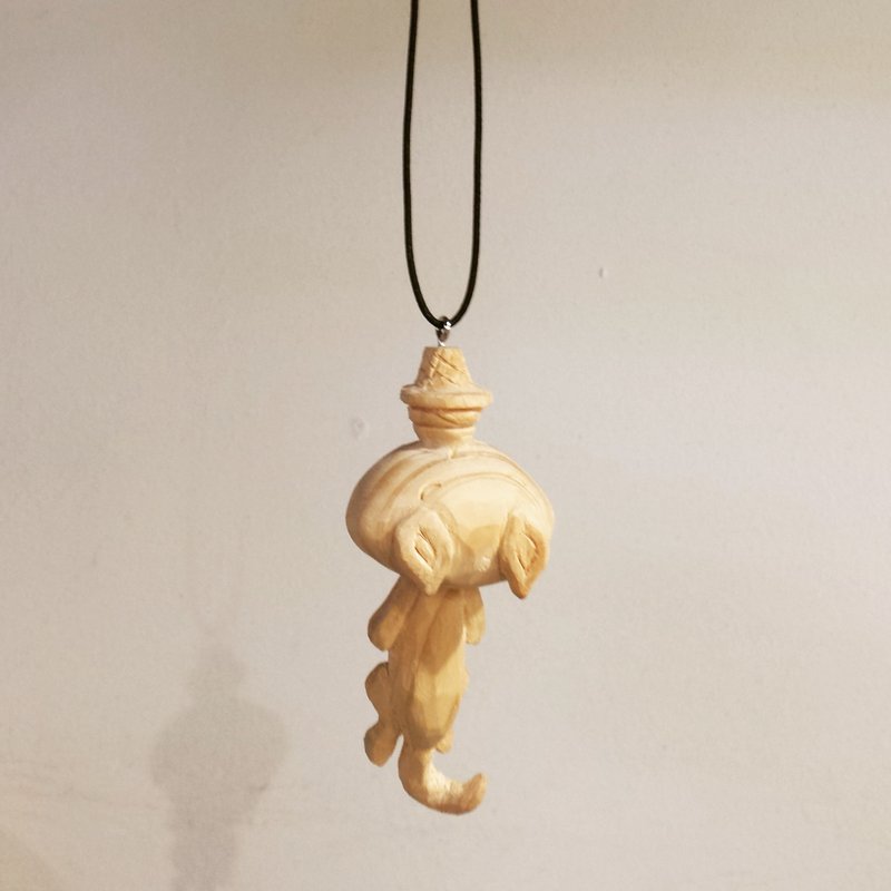 贪吃甜筒吊咀 - 木工/竹艺/纸艺 - 木头 橘色