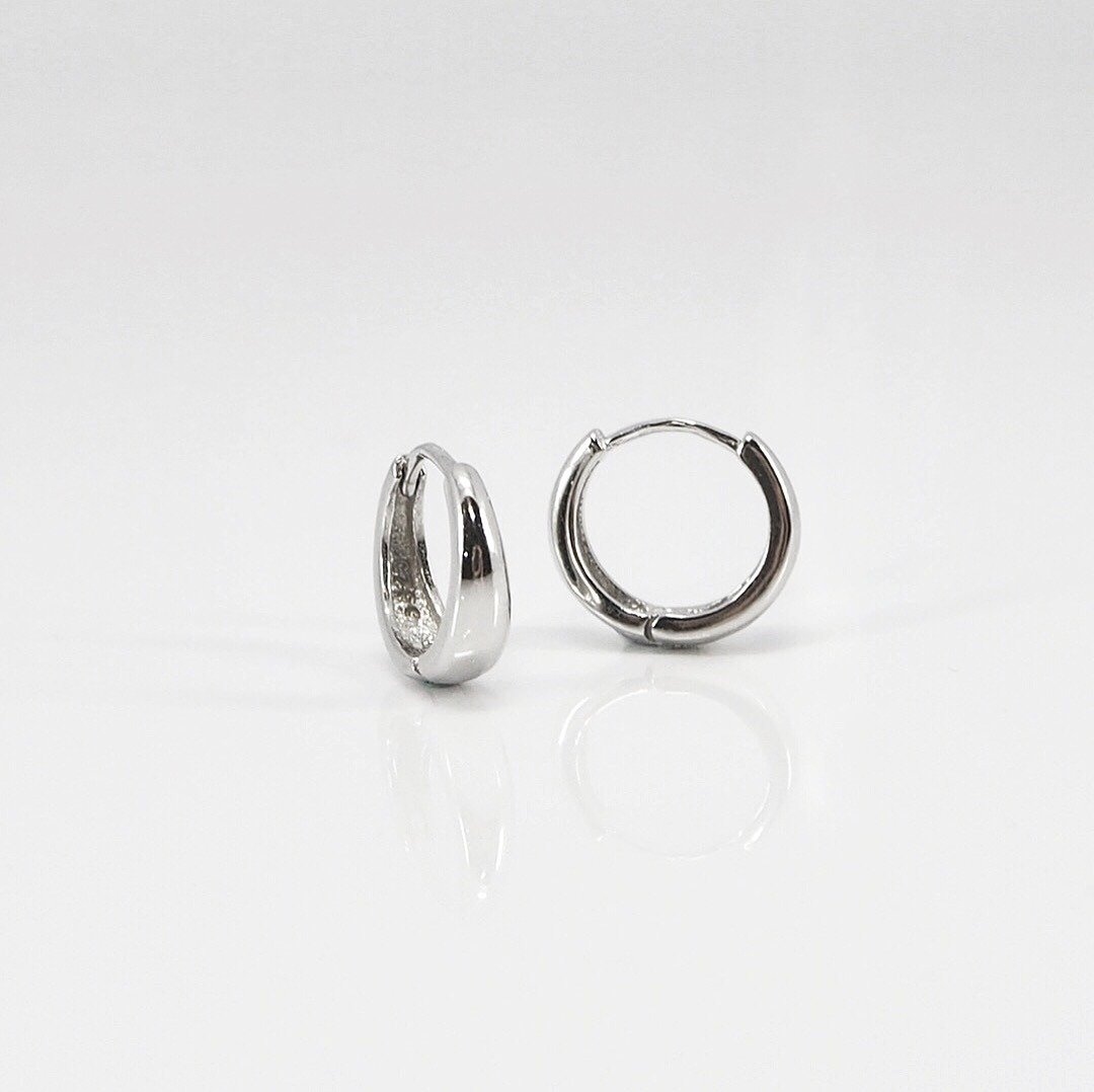 NO.60 CLASSIC STYLE EARRINGS 经典基本款耳饰 - 925纯银 - 耳环/耳夹 - 其他金属 银色