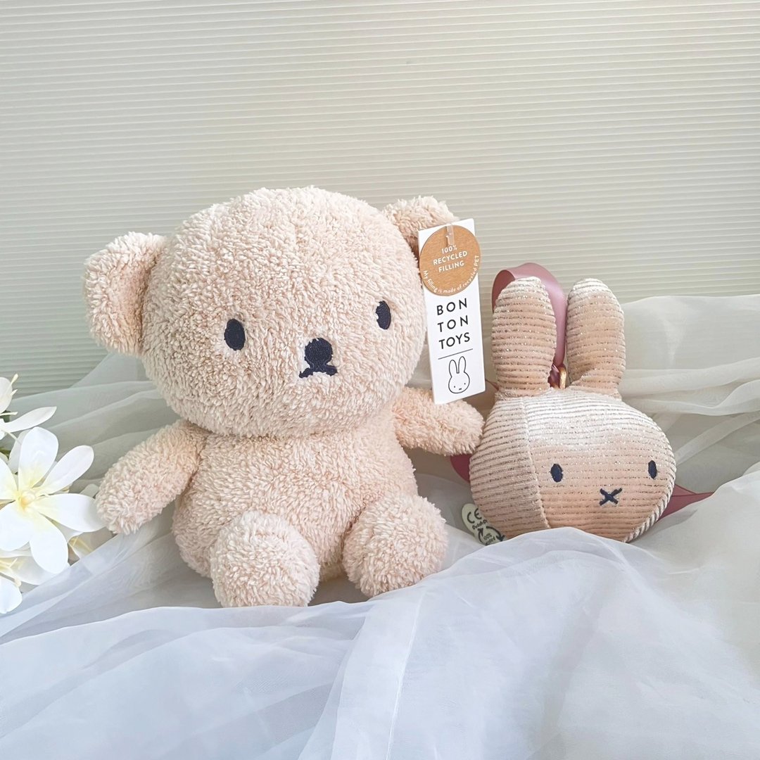 BON TON TOYS Boris Bear小熊填充玩偶-奶茶 17cm - 玩偶/公仔 - 聚酯纤维 咖啡色