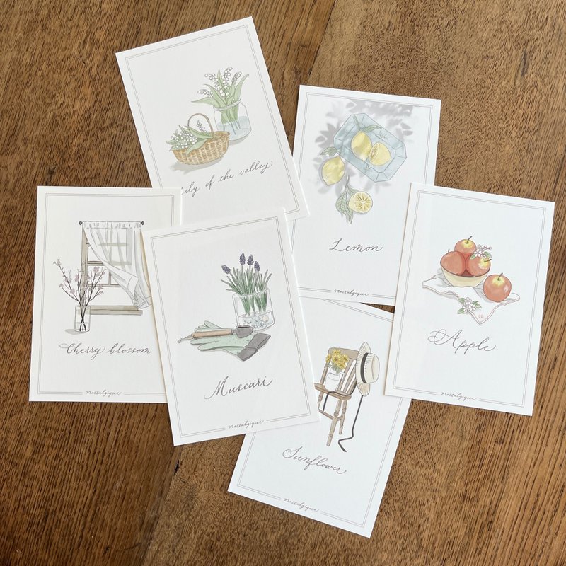 室内设计明信片 - 卡片/明信片 - 纸 多色