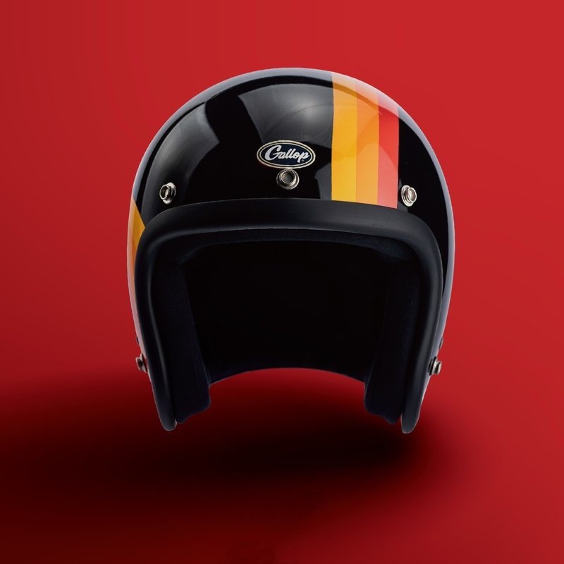 Gallop 梦想之途 3/4半罩安全帽 黑色款 - 安全帽 - 其他材质 