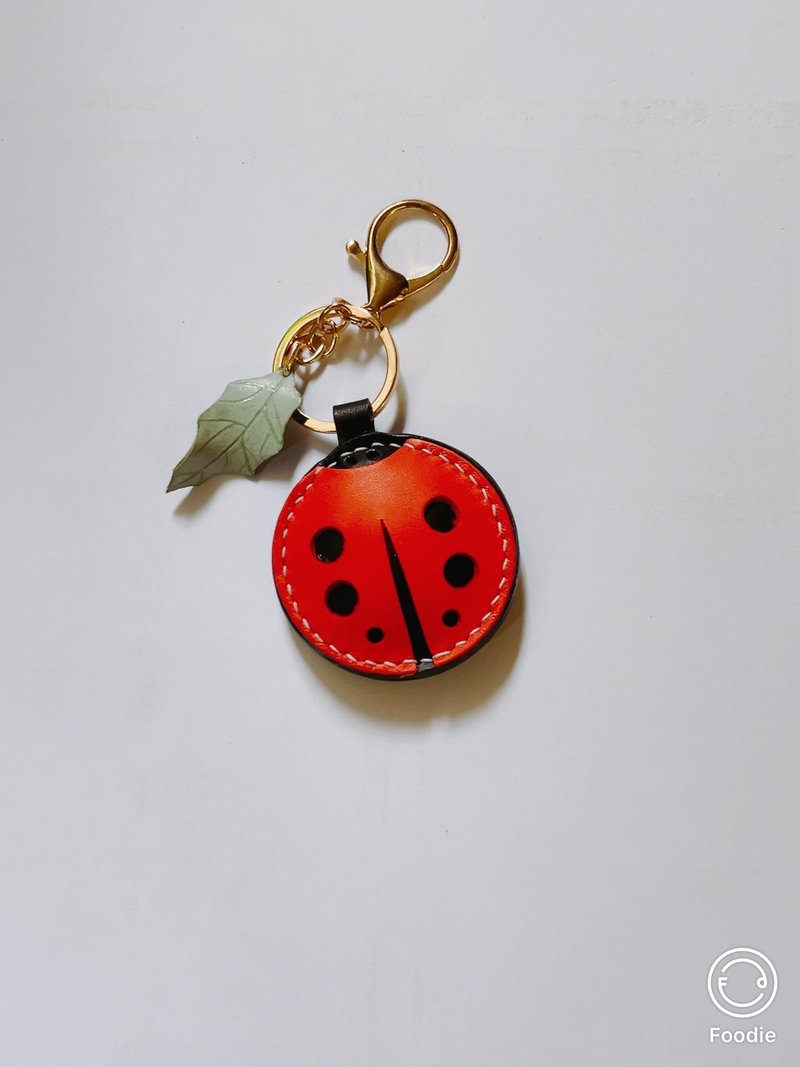 瓢虫悠游卡晶片 / 吊饰 - 钥匙链/钥匙包 - 真皮 红色