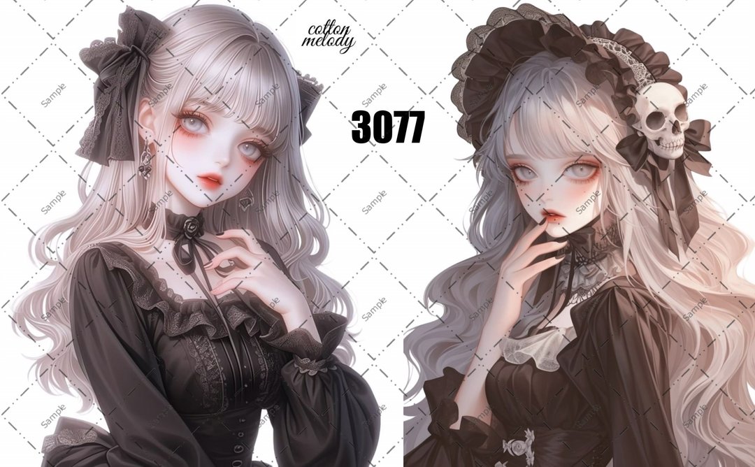 original sticker o.3077 人物贴纸 原创贴纸 cotton melody - 贴纸 - 纸 