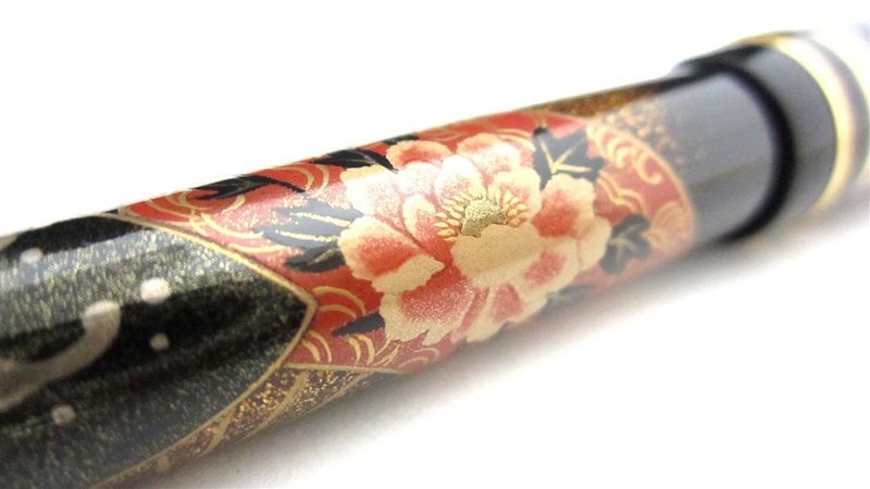 AGJ Original Maki-e Fountain pen "Japanese Fan" Pilot Namiki # 18 - 其他 - 其他材质 红色