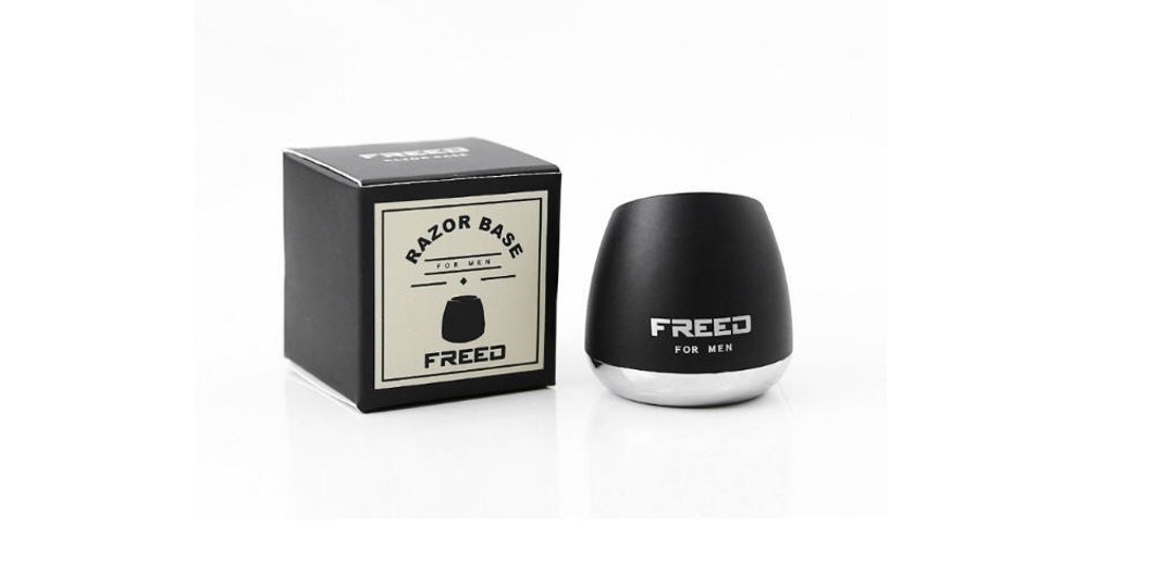 【FREED】刮胡刀专用底座 定制化刻字 男生生日礼物 父亲节礼物 - 其他 - 其他金属 黑色
