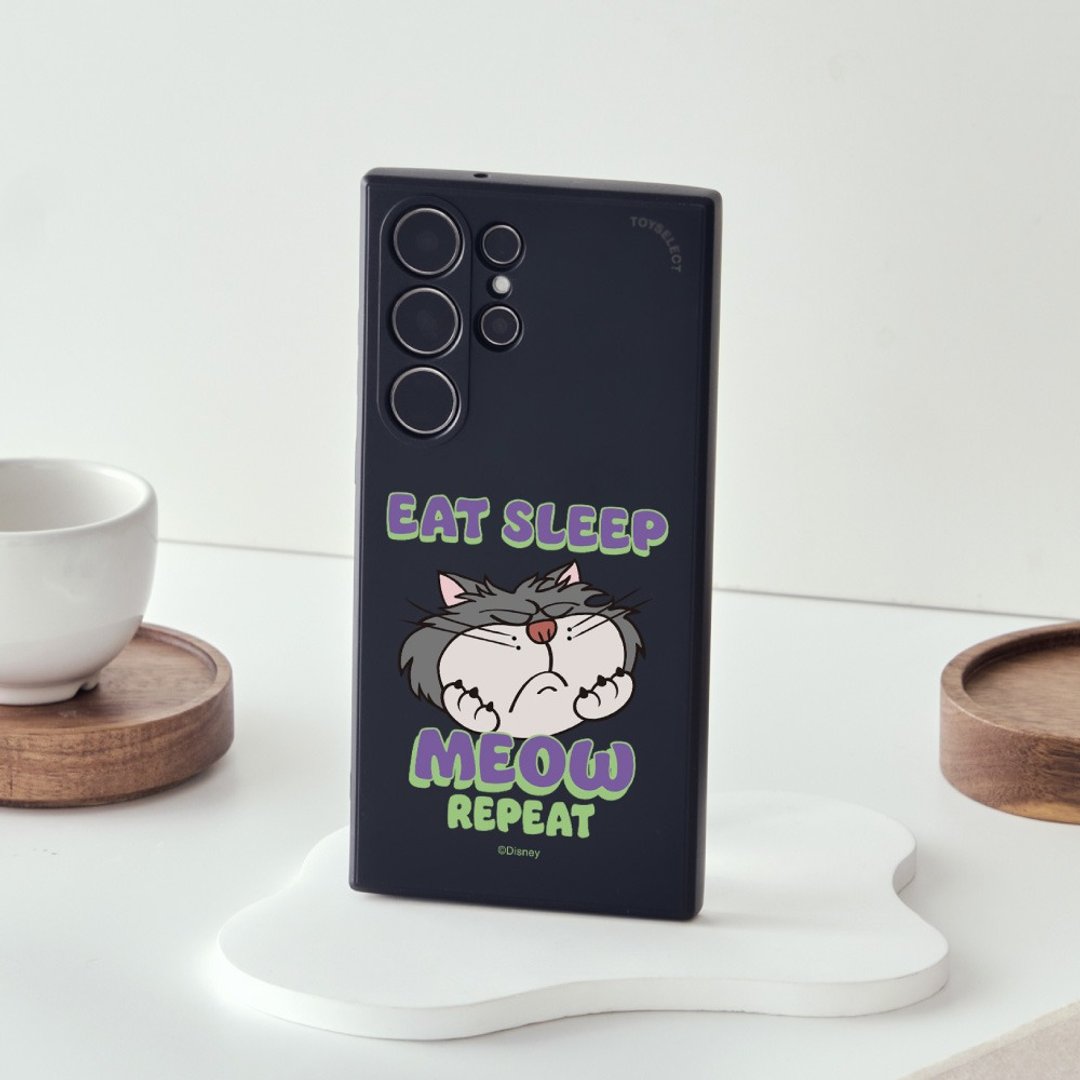 Disney Cats And Dogs-鲁斯佛款想吃饭睡觉纯色硅胶SAMSUNG手机壳 - 手机壳/手机套 - 塑料 多色