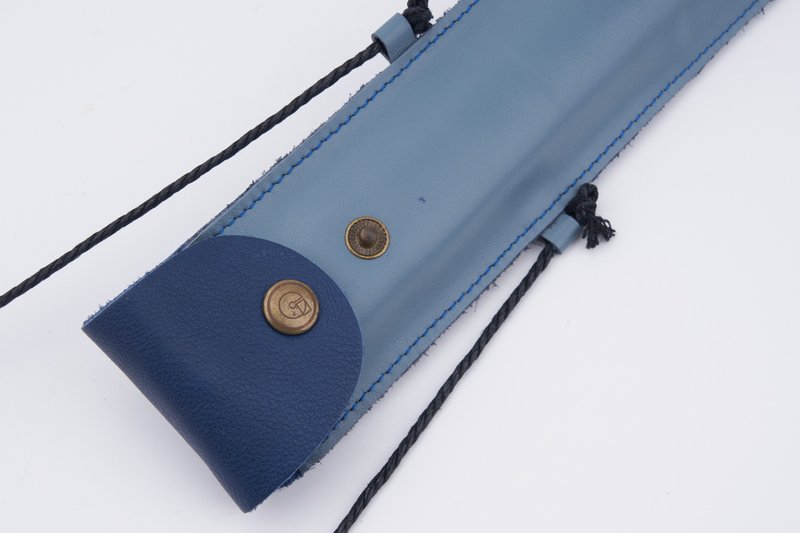 精选真皮鼓棒包 简约时尚外观 适用5A 7A鼓棒 经典尺寸 优雅耐用 - 侧背包/斜挎包 - 真皮 