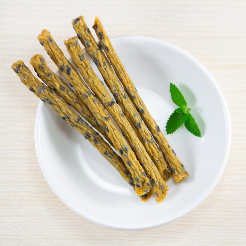 【犬-机能营养肉条】黑芝麻鸡胸肉条(亮毛美肤) - 零食/点心 - 新鲜食材 多色