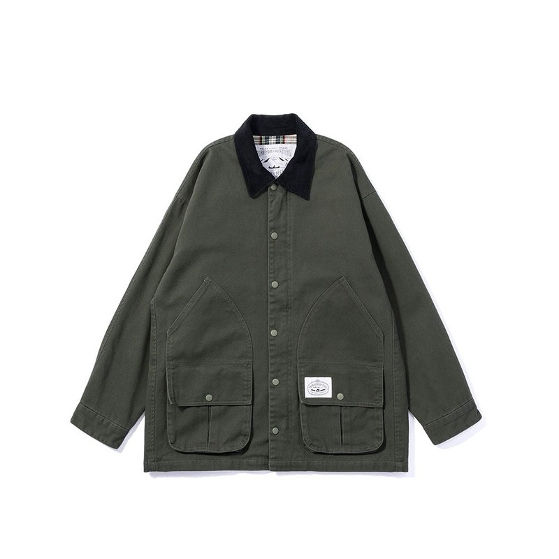 日本限定 POLER OUTPOST HUNTING JACKET 户外狩猎猎装夹克 / 绿 - 男装外套 - 其他材质 绿色