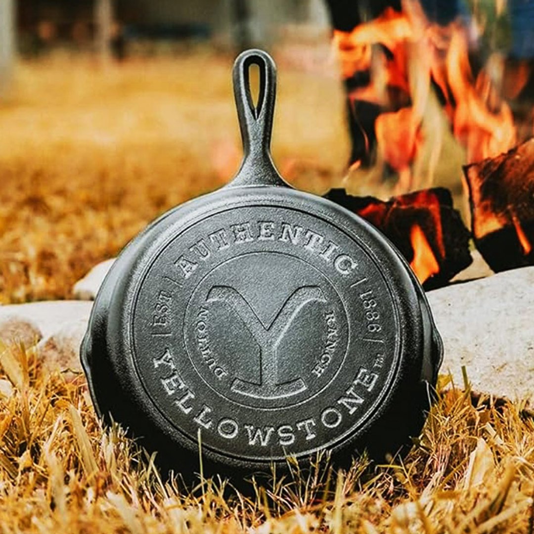 美国LODGE 黄石公园 美国制圆形铸铁平底煎锅-27cm L8SKYW - 锅具/烤盘 - 其他金属 黑色