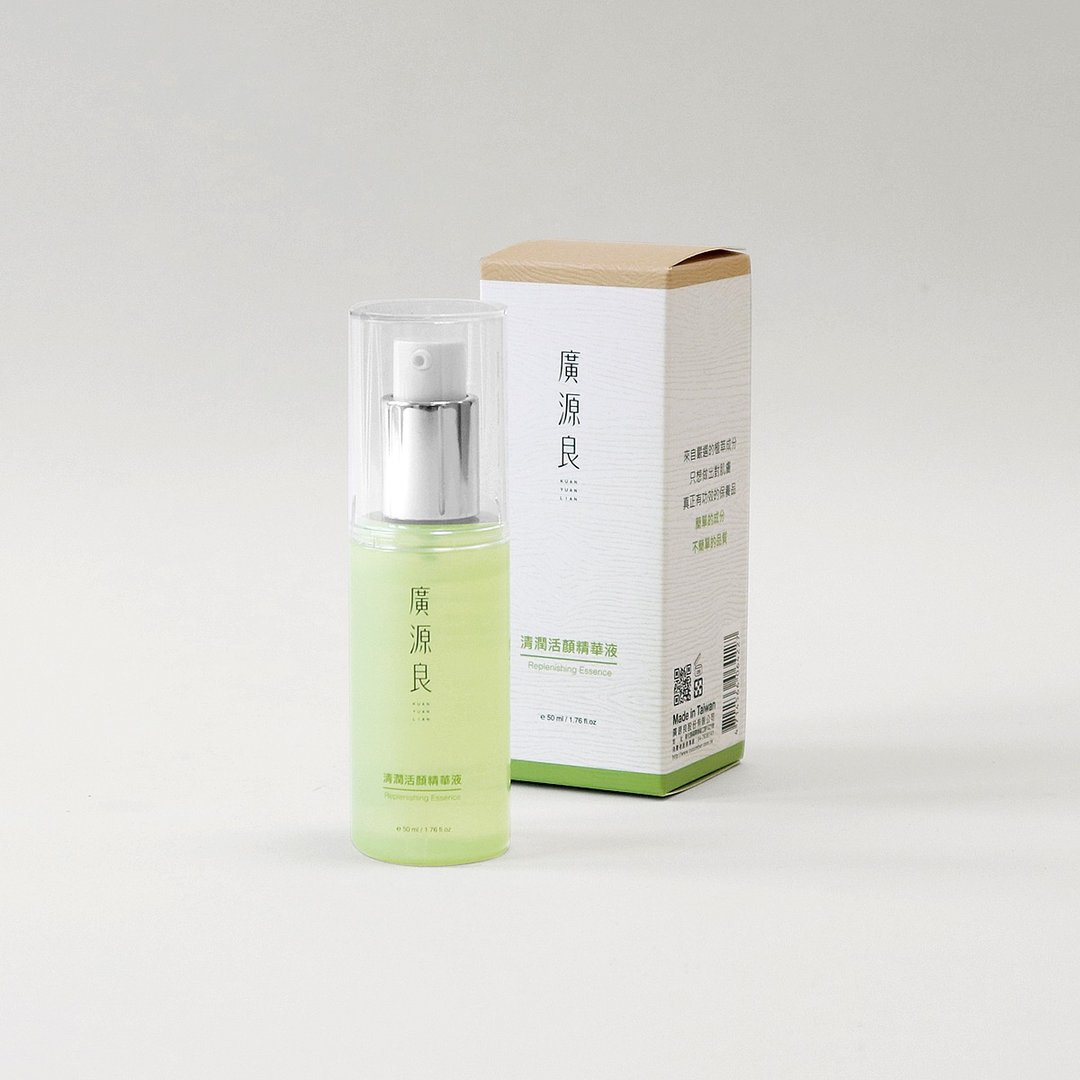 【广源良】清润活颜精华液 50ml - 精华液/安瓶 - 其他材质 绿色